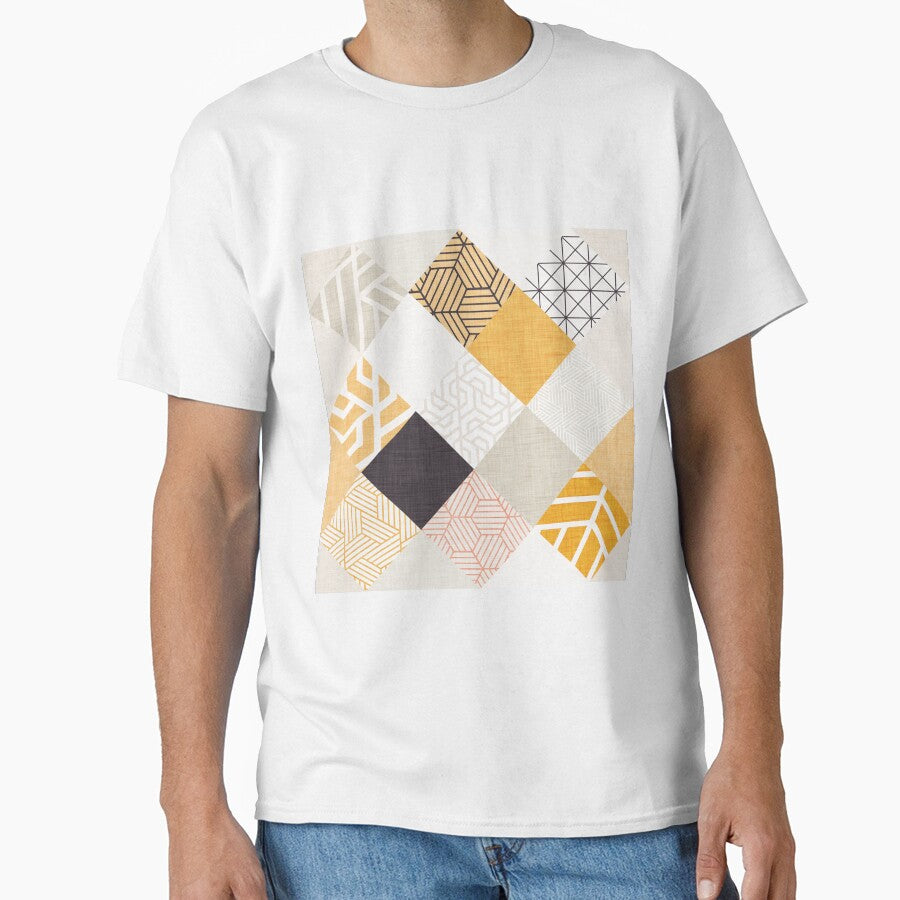Tiles with patterns - Quilter Tiles Gold by susycosta