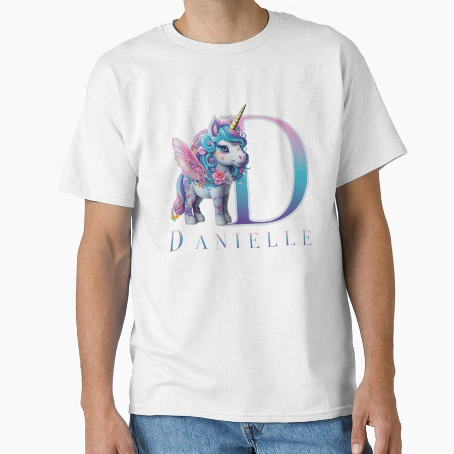 Danielle name with a cute unicorn by Lubellebubble20