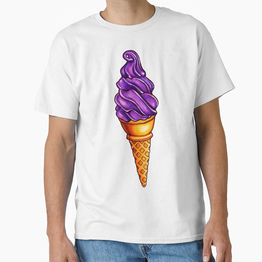 Purple Ice Cream Pattern by Kelly  Gilleran