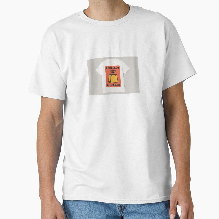 A Necessary Thing – Affordable Shopping Bag Graphic T-Shirt by NomadUSArt