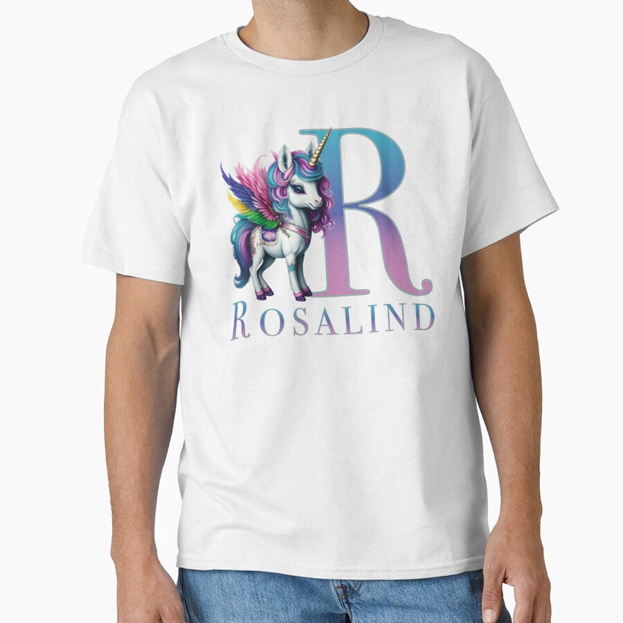 Rosalind name with a cute unicorn by Lubellebubble20