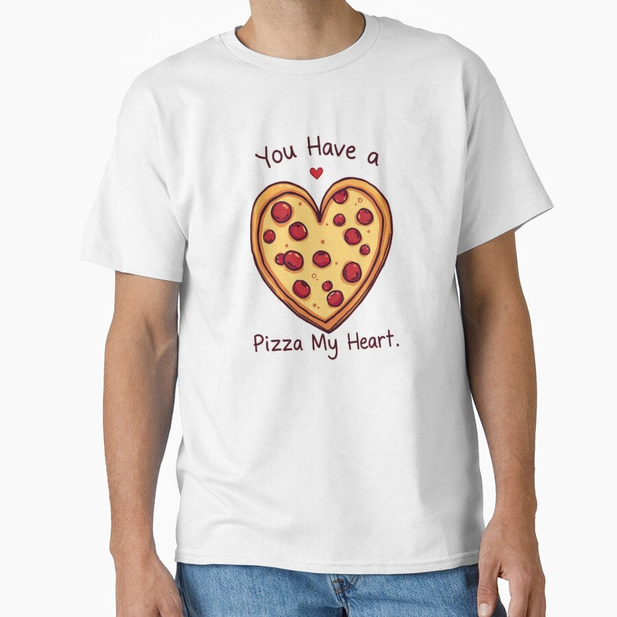You Have a Pizza My Heart – Cute Heart-Shaped Pizza Illustration by AnonArts097