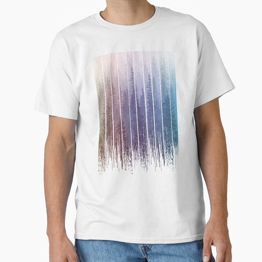 Grunge Dripping Rainbow Misty Forest by maryedenoa
