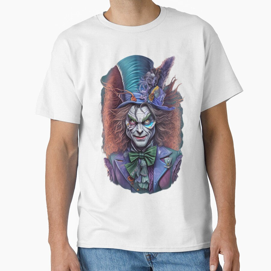 Mad Hatter T shirt, T shirt, Dark Art T shirt by LLdreams