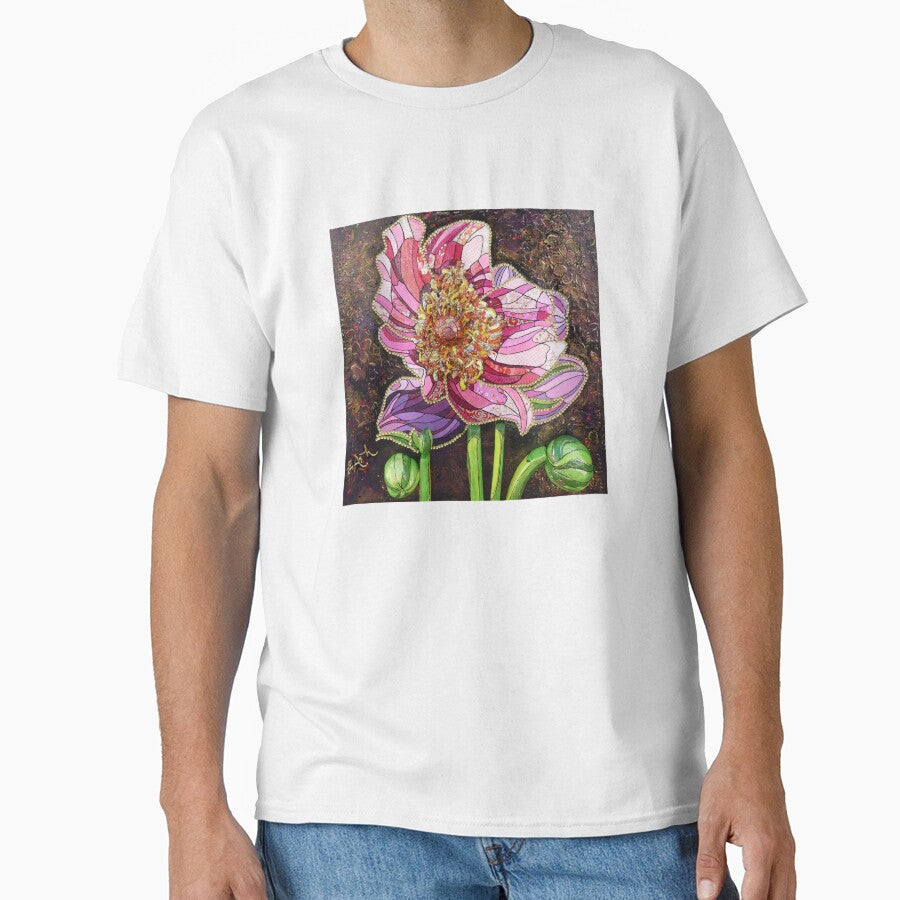 Colorful peony 3D effect by Ginette Ash