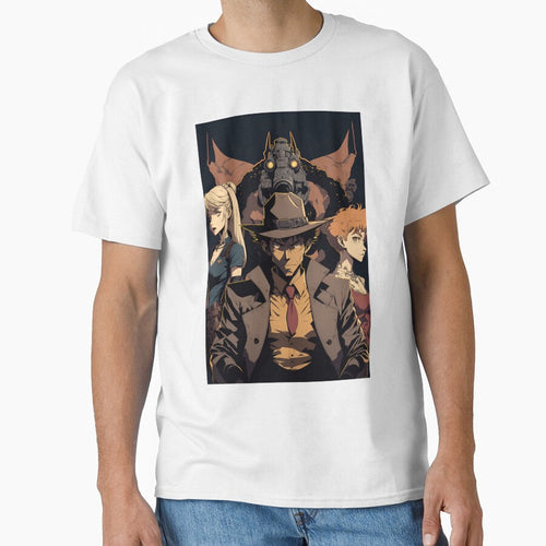 Anime Detective Man with his sidekicks by Bubblebuk