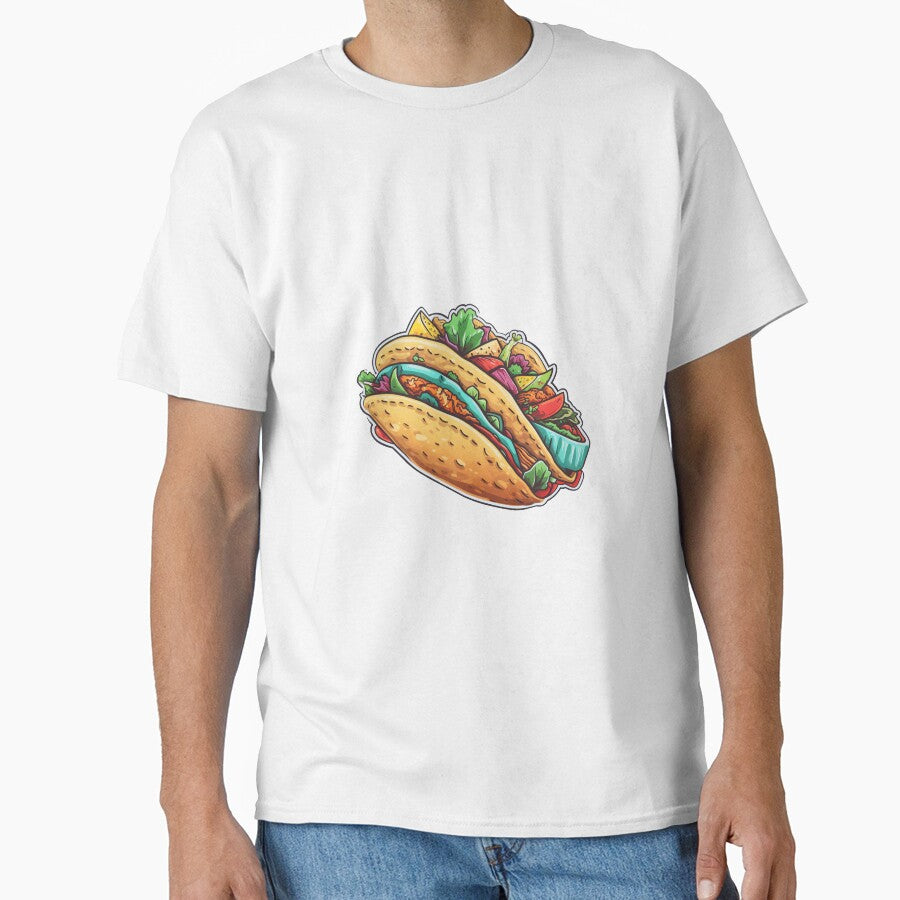 Cute taco sticker by niftyfifty