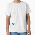 Basic color, black and blue T shirt by Ron-Wong