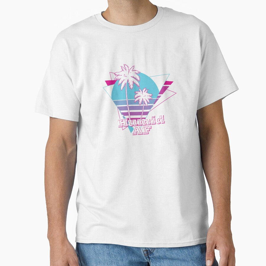 Humid AF Funny 80's Summer by Saroda Studio