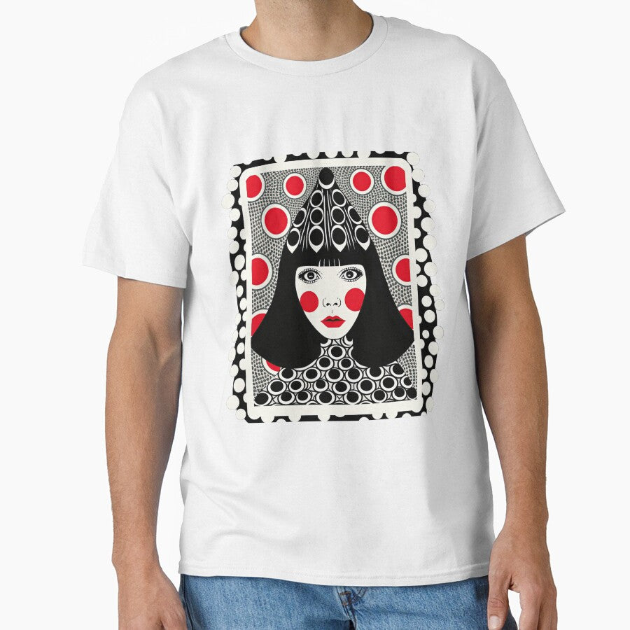 Circles, Cards, and Red Lips: A Chic and Stylish Illustration by DaiInMetropolis