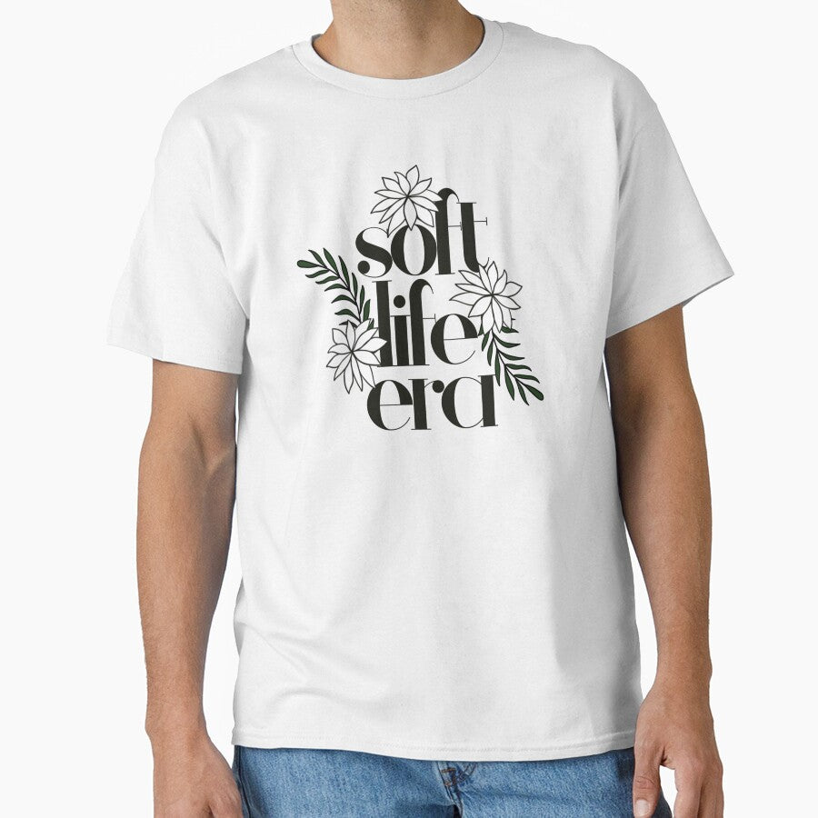 Soft Life Era Botanical Design – Minimalist Self Care Aesthetic by Calm and Antsy