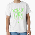 Halloween Skeleton Bones Rib Cage_Adult X Ray&Costume Sleeve Print Crew Neck Jumper,Halloween Skeleton by Sophistical
