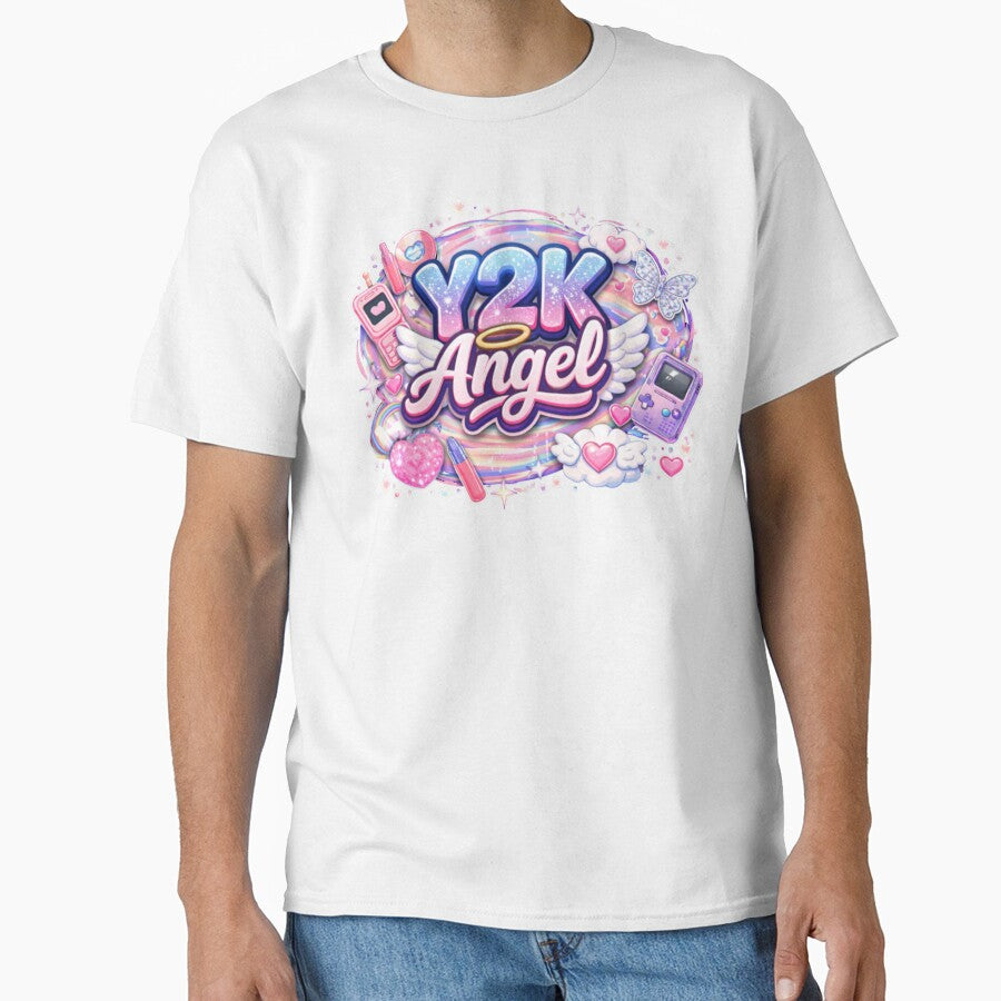 Y2K Angel Aesthetic Design | Retro 2000s Angel Graphic by a1qualityd