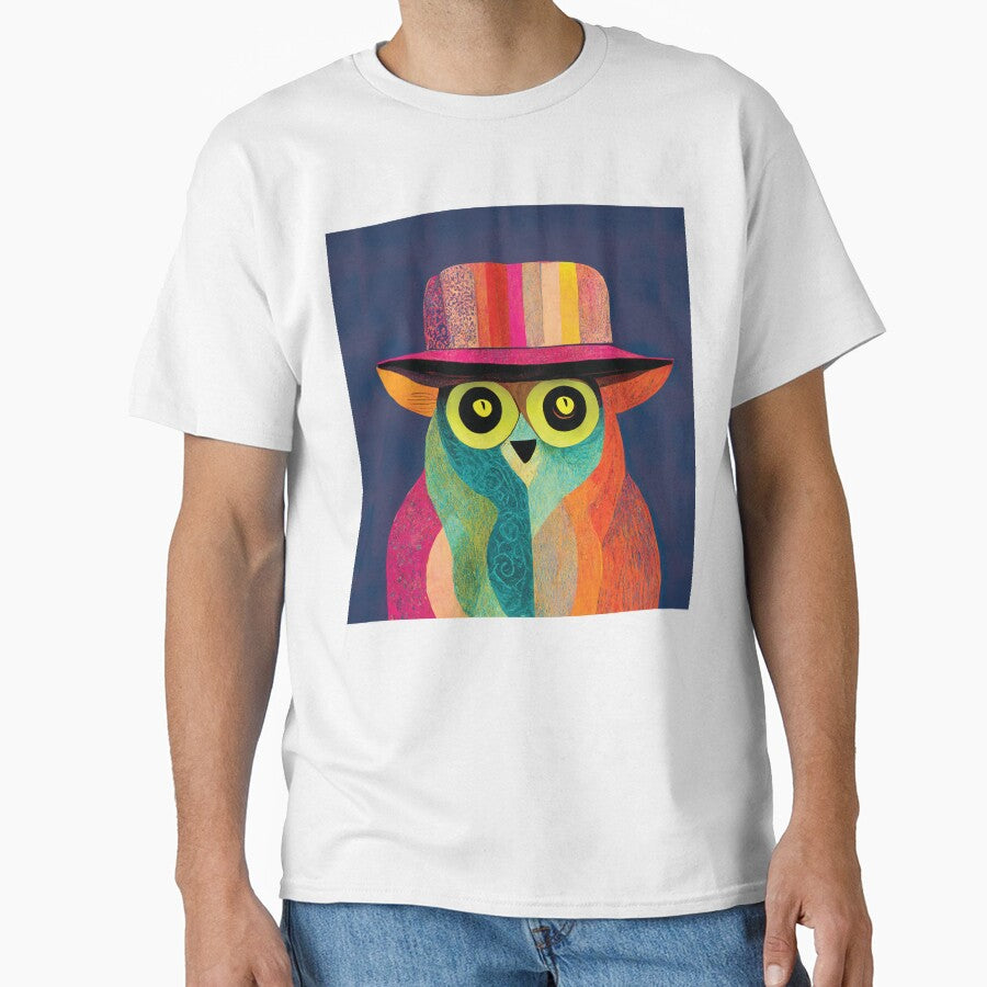 Stylish Colorful Owl by chillaxcats