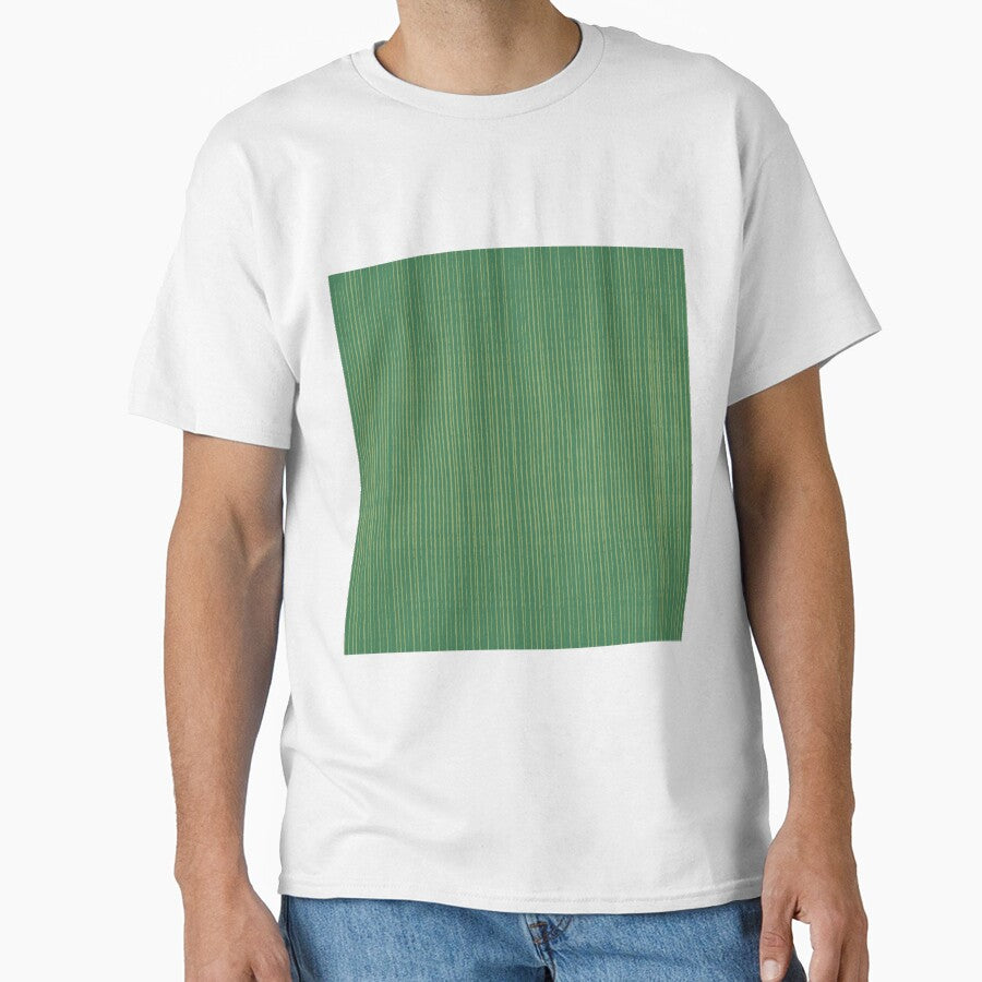 Xmas Green Color_ Medium Green (Straight Lines) by mimihuang creations