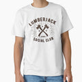 embroidery iron patch textured graphic artwork - lumberjack (axe men) social club by hayrpictures