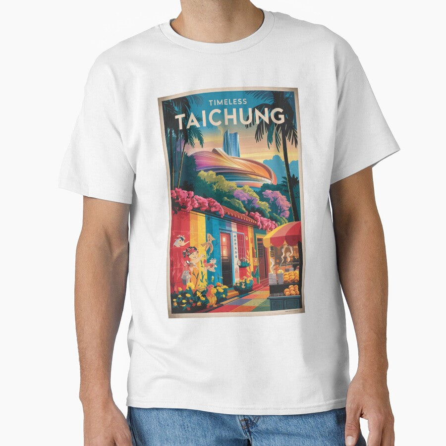 Taichung Vintage Travel Poster by TravelerRat