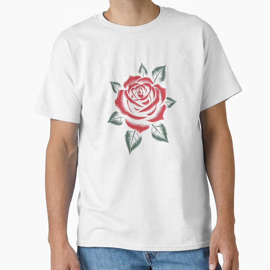Goth Rose Spikey Burst Tattoo Art Dark Floral Design by Say It With Ink