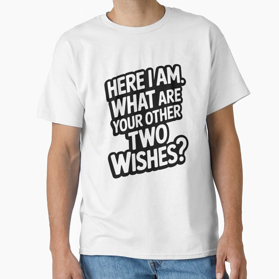Sarcastic Humor Funny Humor Here I Am What Are Your Other Two Wishes? by fantasticdesign