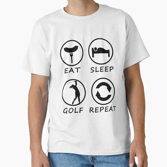 Eat Sleep Golf Repeat by teledesign