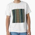 Beautiful beige and blue Stripes Pattern by stylebytara