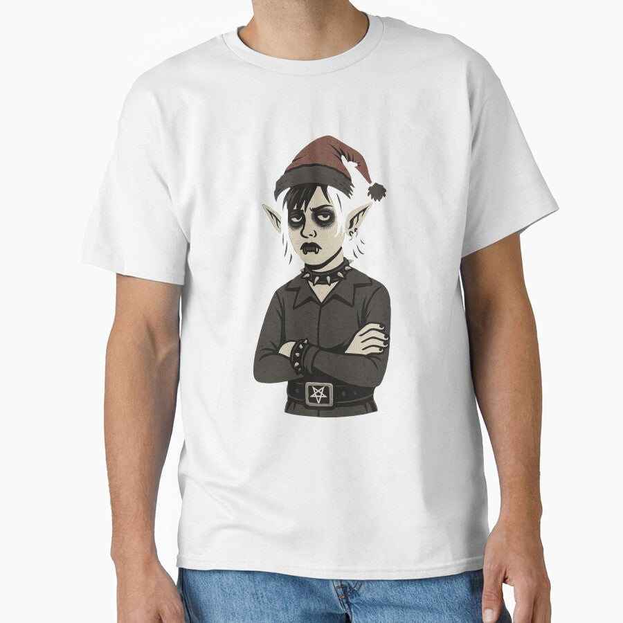 Goth Christmas Elf Gothic Christmas Men Women by BlueBerry-Pengu