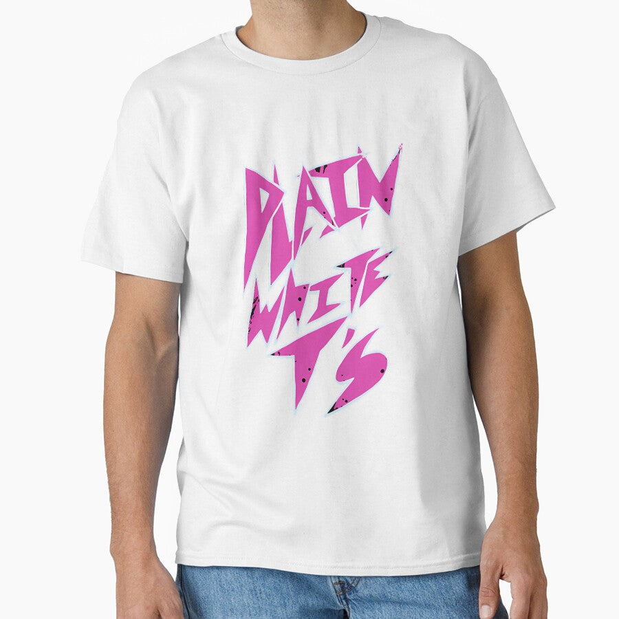 Plain White T_S Band Logo T-Shirt by PhilippeLeroux1