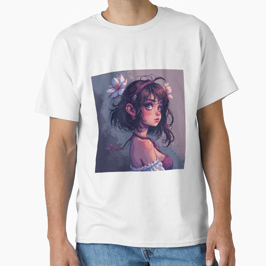 Retro Art Cute And Beautiful Girl by pexoboy
