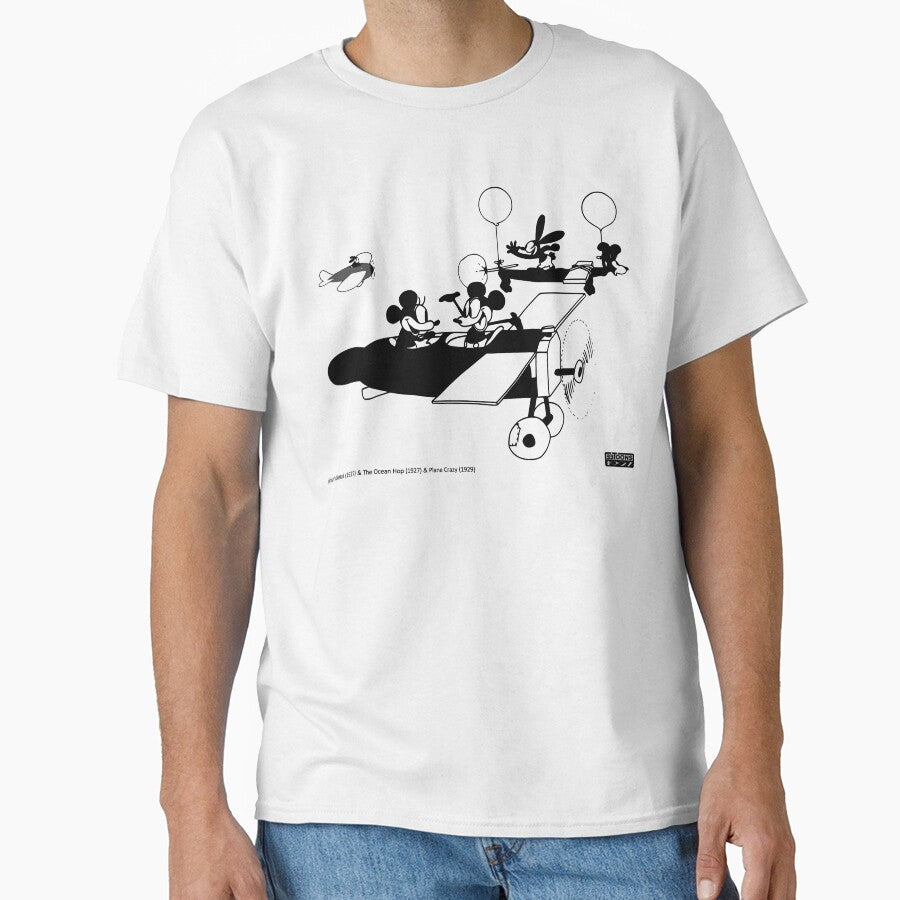 Oswald and Mickey - Crazy Planes Mickey Side (Great Guns!, 1927; The Ocean Hop, 1927; Place Crazy, 1929) by eetoons1927