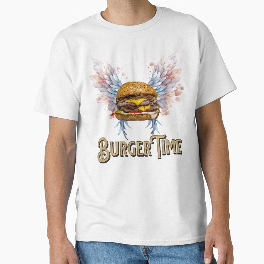 Flaying Burger time by dudart-shop