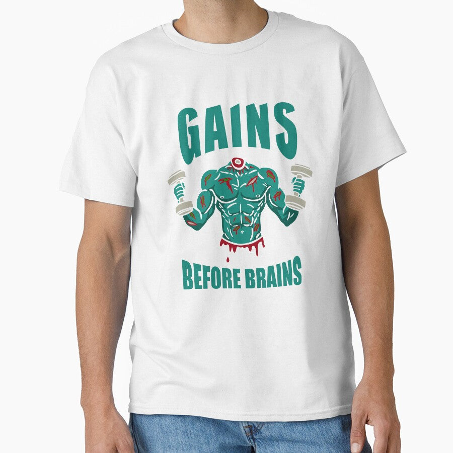 Gains Before Brains by byebyesally
