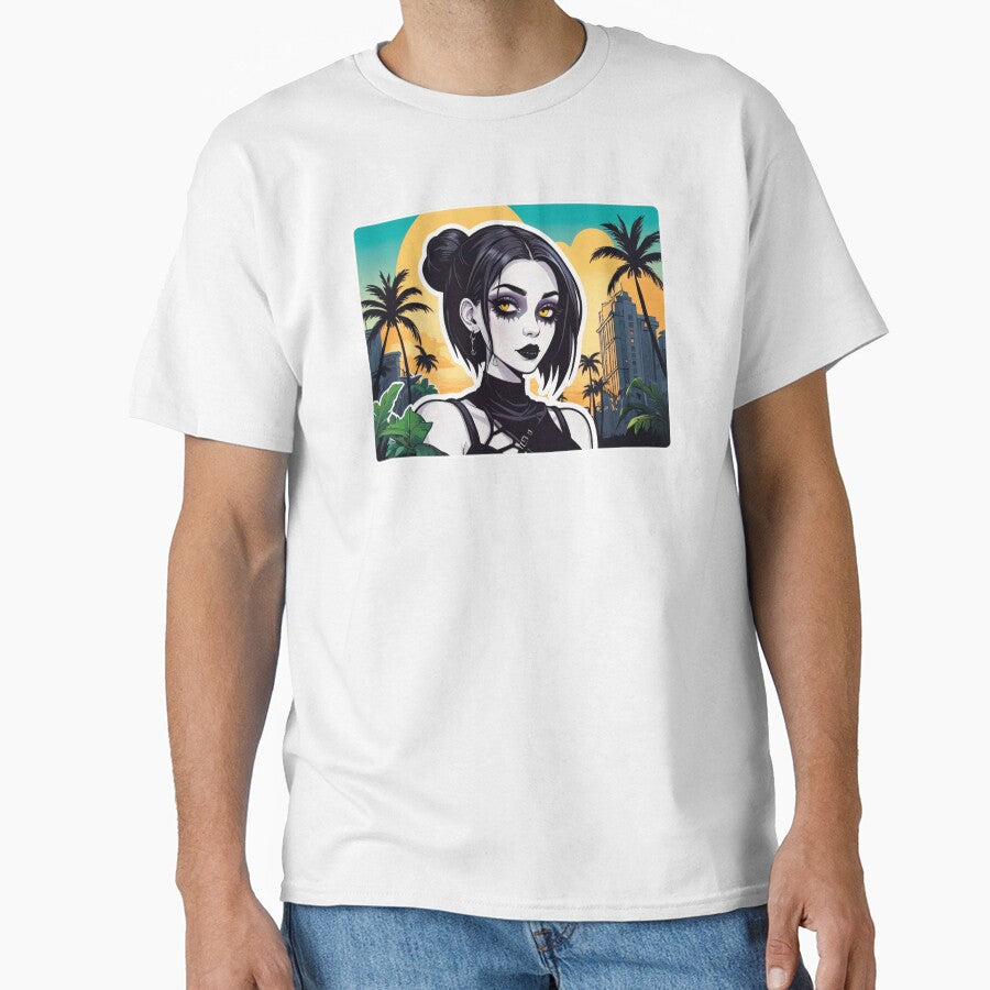 Exotic Tropical Goth Girl Summer by MadnessEnvelope