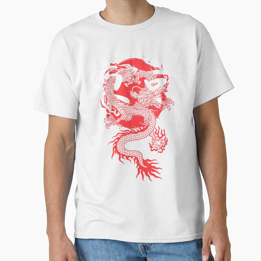 Japanese Dragon Kanji Characters Tokyo Japan Symbol Brush Long Sleeve by sharelljamika
