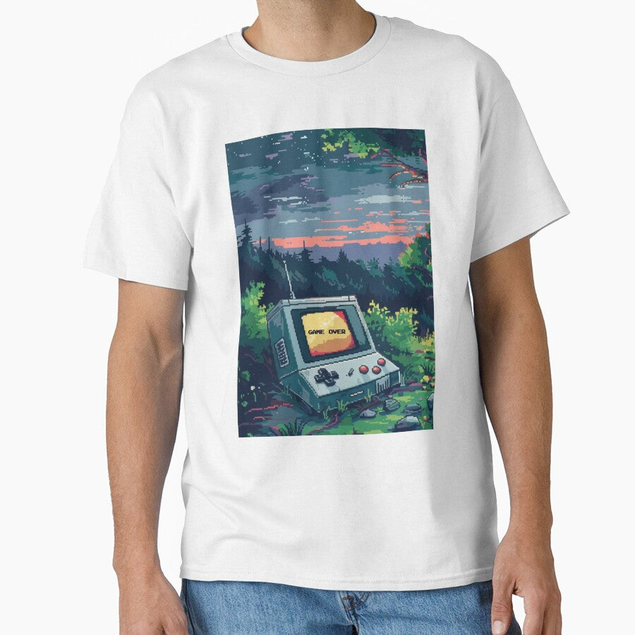 Pixel Retro Gaming – Nostalgic Arcade Tee by Hussar08