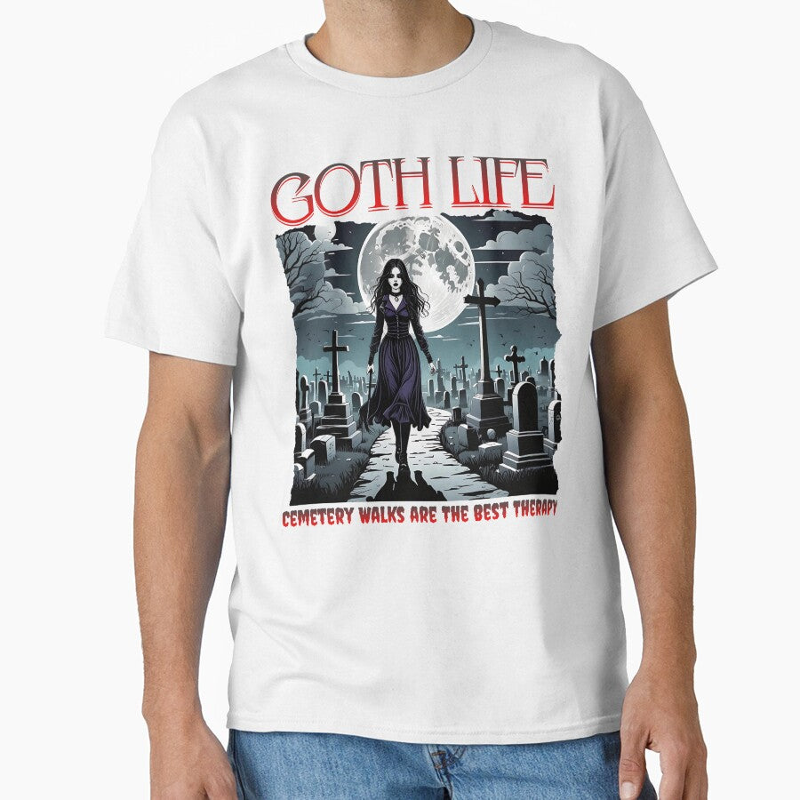 Goth Life_Cemetery Walks are The Best Therapy by NuttySqueaky