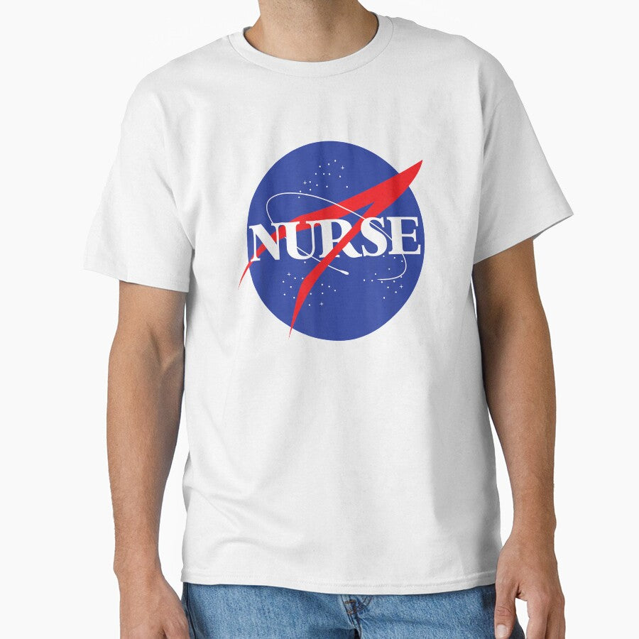 Nurse Astronaut Novelty Retro For Outer Space Nursing by shirleyfinley