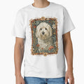 Cute White Shaggy Dog Havanese or Maltese by AntiqueImages