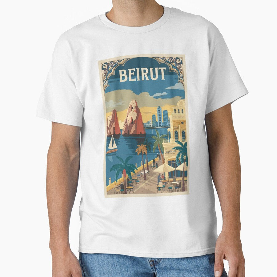 Beirut Vintage Travel Poster by TravelerRat