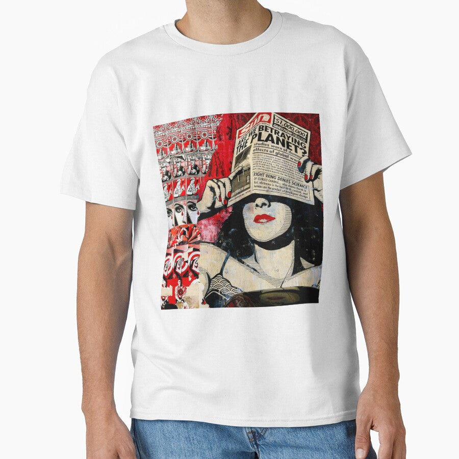 Women Art, Retro Art, Climate Change News by HelsinkiFashion