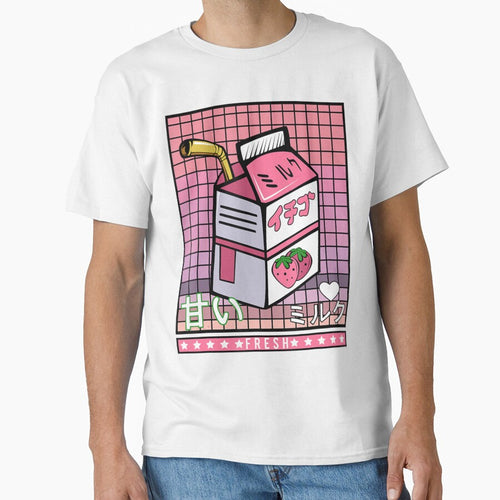 90S Japanese Otaku Stylish-Aesthetic Milk Drink Japan-Lover by Seth Shiver