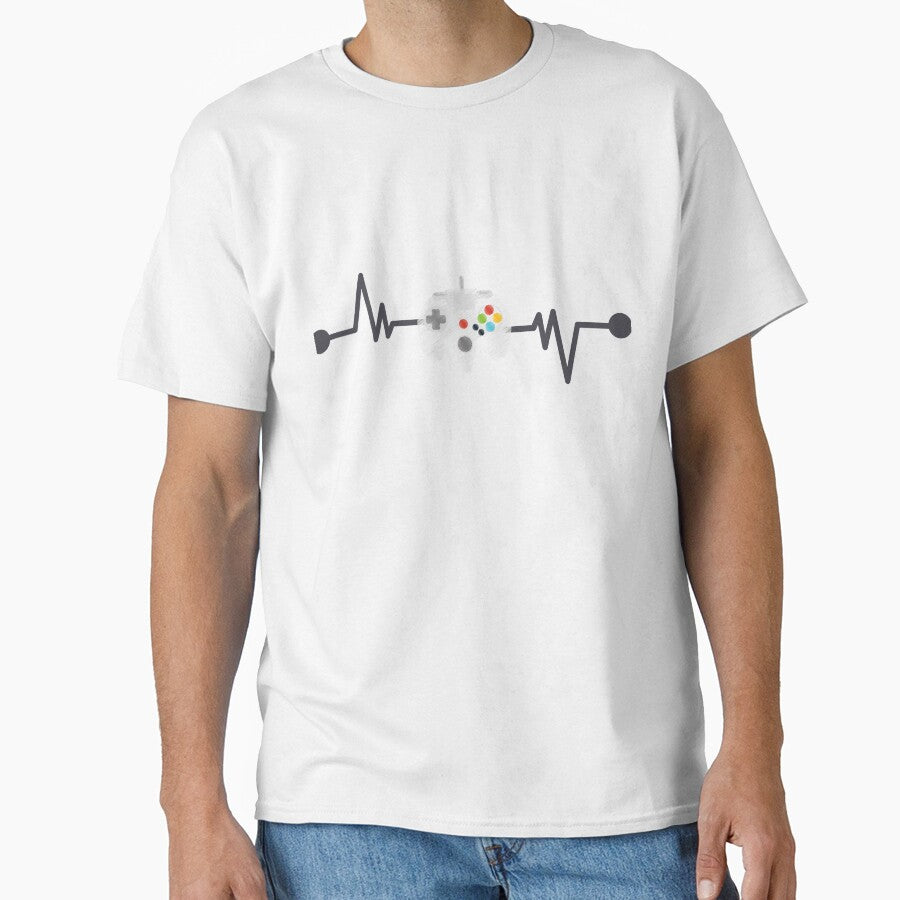 Game Controller Pulse Slim Fit T-Shirt by JAKE7