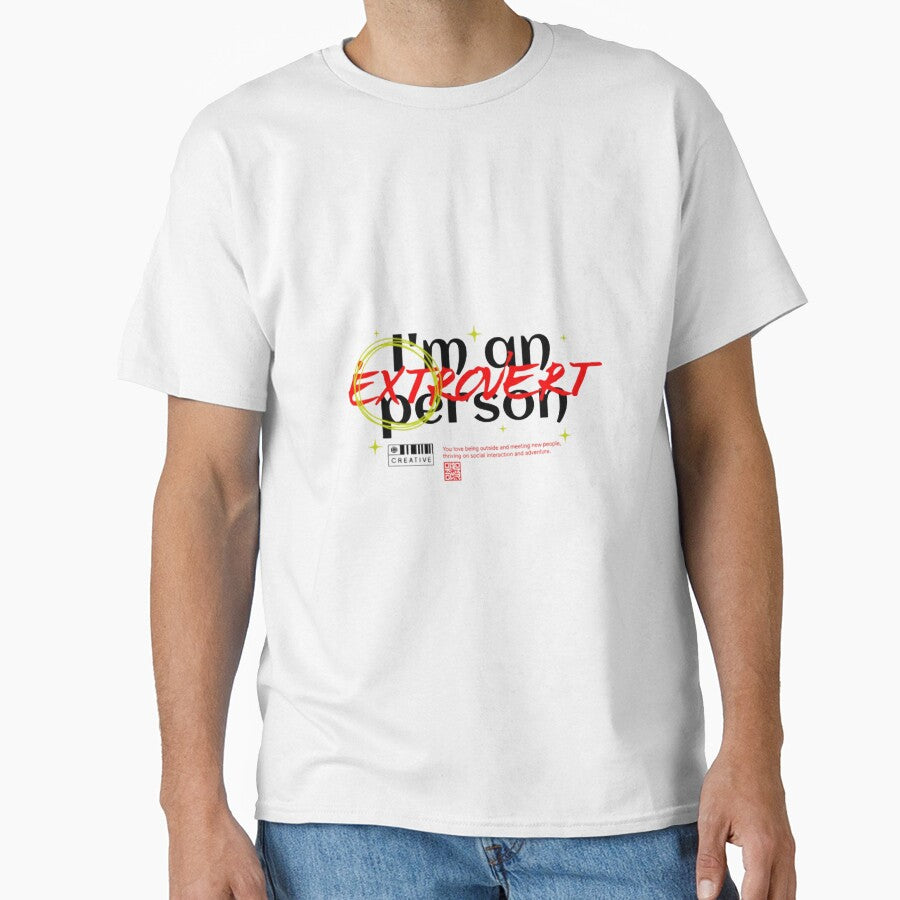 I'm An Extrovert Person Funny Personality Quote Aesthetic by HBDStudio