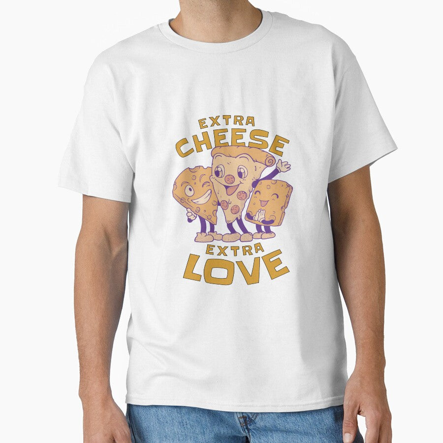 Funny Sarcastic Pizza Humor Extra Cheese Extra Love. by fantasticdesign