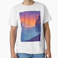Discover the Elegance and Charm of Our Collection of Minimalist Matte Painting of Beautiful Mountain Landscape in the Bavarian Alps Prints by supeart