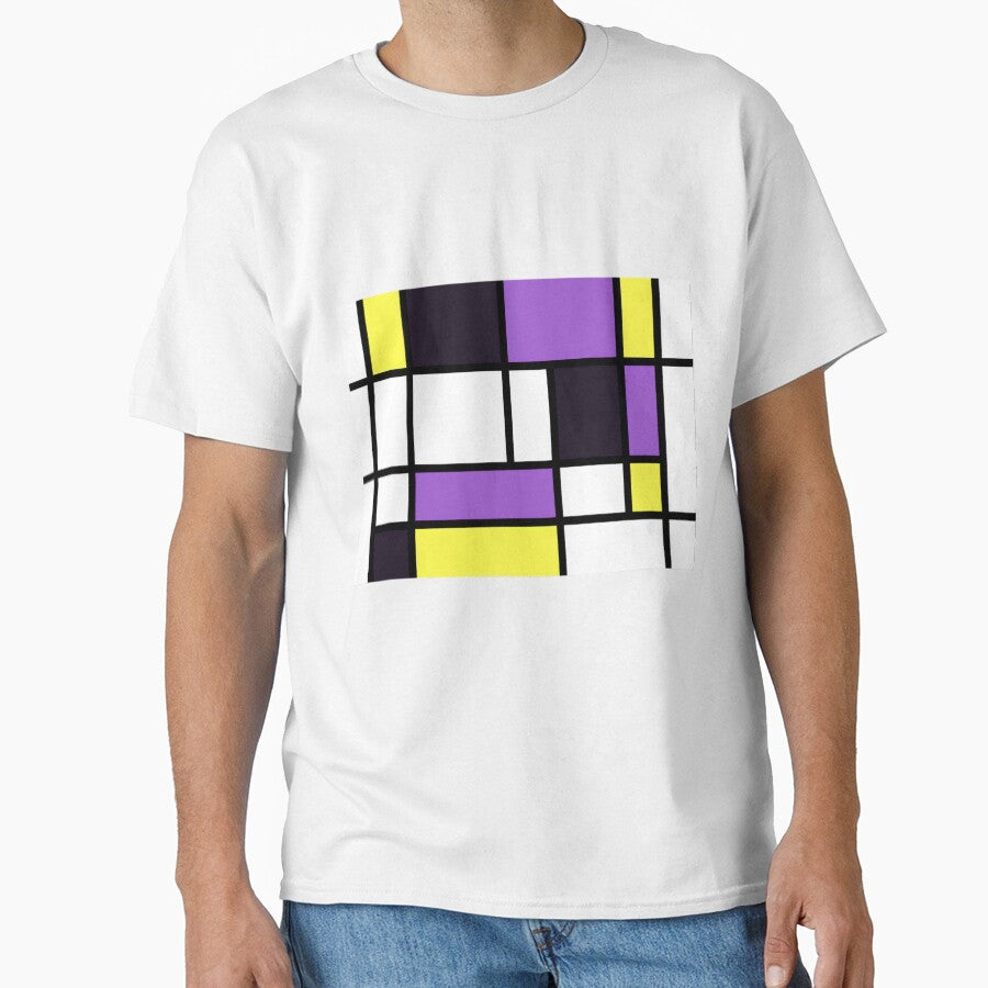 Nonbinary Pride Basic Lined Rectangles by vcywemjs41