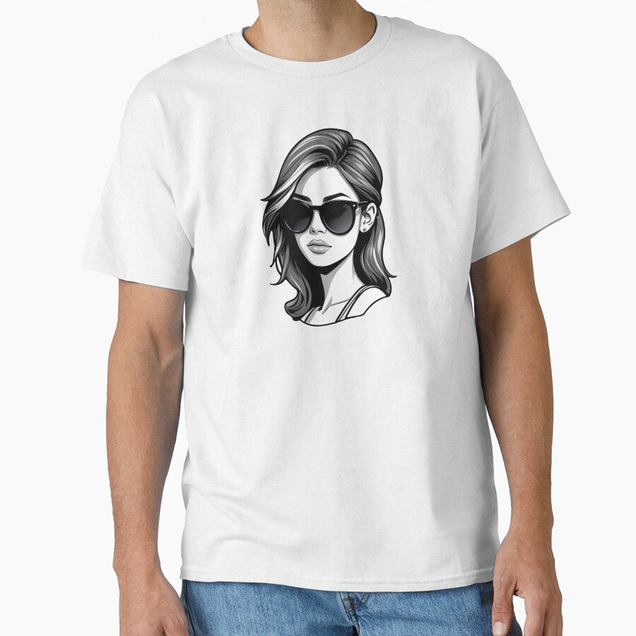 Black and White Stylish Casual Lady by MadnessEnvelope