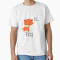 Slim Fit T-shirt foxy say hi by lamiabent