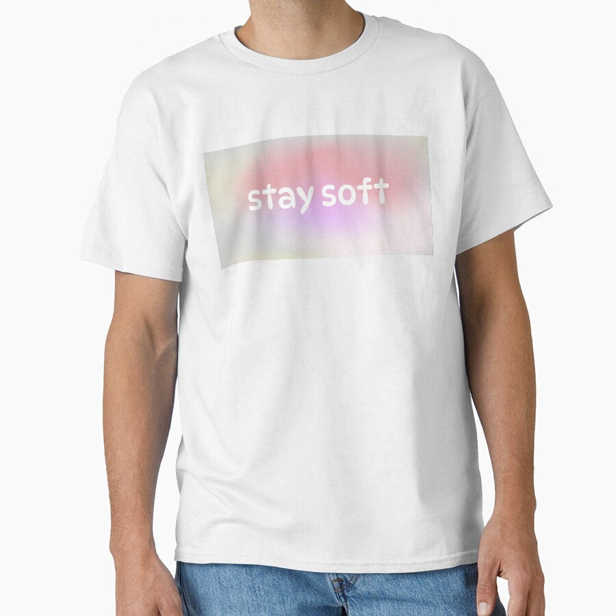 Stay Soft Pastel Typography Design by aikdreams