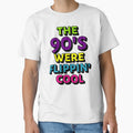 Fun The 90's Were Flippin' Cool, Ombre Pastel Retro Style Design by TrulyEpoque