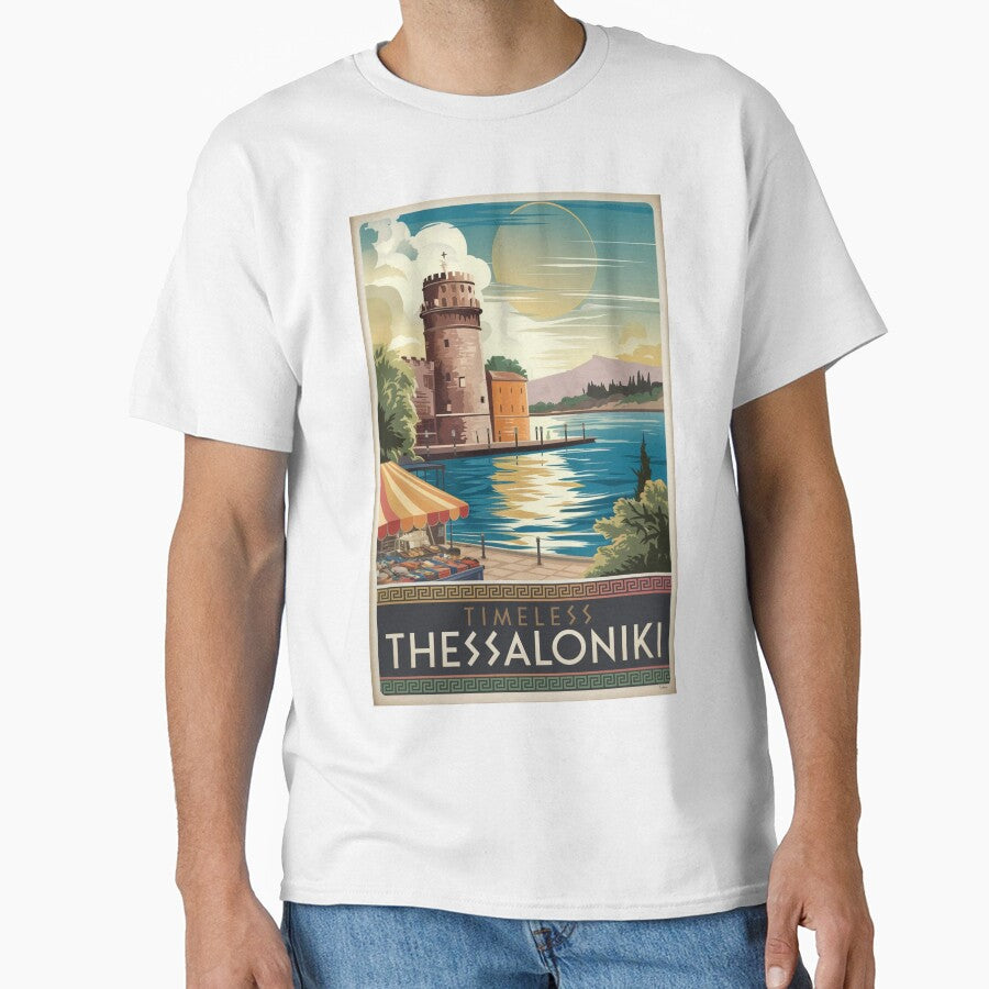 Thessaloniki Vintage Travel Poster by TravelerRat
